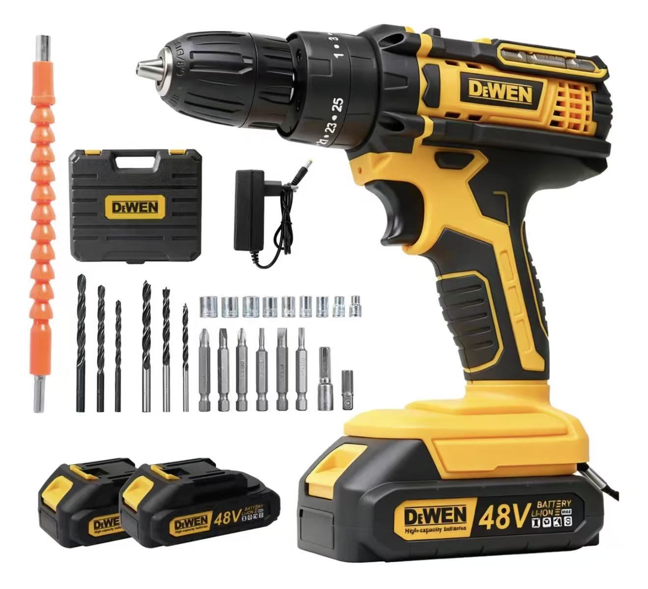 Kit Furadeira Parafusadeira 48V